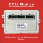 1999 Dodge 5.2L At Engine Computer P56040111 "vin Programmed" Ecm Pcm Ecu Remanufactured. Price: $229.95.