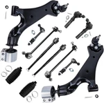 Trq 12 Piece Steering Suspension Kit Control Arms Tie Rods Sway Bar End Links New. Price: $145.00.