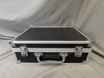 13X10X5 Locking Case Aluminium Black No Key Used. Price: $19.99.