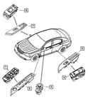 Genuine Mopar Switch Bezel 1JX171DVAA New. Price: $26.04.