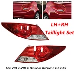For 2012-2014 Hyundai Accent Pair Taillights Halogen Rear Taillamps Right & Left New. Price: $124.23.