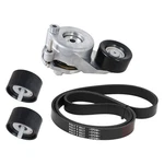 Drive Belt Kit W/ Tensioner + Idler Pulleys For 18-22 Mercedes Sprinter 3500XD New. Price: $150.95.