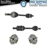 Front Cv Axle Shafts & Wheel Hub Bearing Assemblies Set Of 4 For 90-93 Accord New. Price: $264.85.