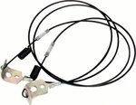 1967-69 Camaro / Firebird Convertible Top Hold Down Cables New. Price: $43.99.