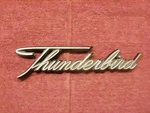 1964-1966 Ford Thunderbird Dash Emblem, Nice Original Used. Price: $30.00.
