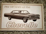 1964 Chevelle Ss Gm Factory Original Owners Manual Second Edition Mint 3841544 Used. Price: $69.95.