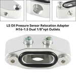 For Twin Turbo Dual 90 Degree 1/8" Npt Oil Feed Line Adapter Plate LS1 New. Price: $15.63.
