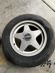 Mercedes W116 450SEL 6.9 M100 ET25 Set Of Aftermarket Fitipaldi Wheels Used. Price: $600.00.