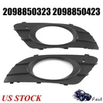 Pcs Front Bumper Fog Light Cover For Mercedes Benz Clk W209 2005-09 Black New. Price: $33.86.