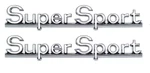 Oer Quarter Panel Emblem Set For 1966 Chevelle Super Sport Models New. Price: $74.98.