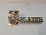 1976-80 Chevrolet K-5 Blazer Fender Emblem Gm 14016630 349697 Used. Price: $25.68.