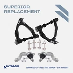 Autoacer 6PC Front Control Arms, Ball Joints & Camber Bolts For Tacoma 2WD 95- New. Price: $279.00.