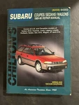 Subaru Coupes Sedans Wagons 85-96 Chilton Repair Manual 64302 (8259) Used. Price: $9.95.