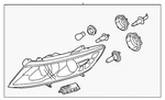 Genuine Kia 2011-2013 Optima Headlight 92102-4U030 New. Price: $752.48.