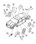Genuine Mopar Power Window Switch 4602742AA New. Price: $237.44.