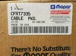 Nos Oem Mopar CFRT7335 Cable Pakage New. Price: $70.00.