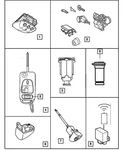 Genuine Mopar Homelink Module 5096726AA New. Price: $72.38.