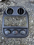 2007-2017 Jeep Patriot Center Dash Bezel Radio Climate Trim Panel Oem Black Used. Price: $20.00.