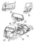 Genuine Mopar Lift-gate Wiring 56009760AE New. Price: $160.55.