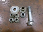 09 - 15 Honda Pilot Rear Spindle Knuckle Mounting Bolts/nuts Used. Price: $35.95.