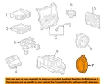 Gm Oem 15-19 Sierra 2500 Hd Sound System-front Dr Speaker 84316439 New. Price: $209.53.