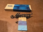 Nos Ford D3MY-6542528-A D3MB-6542528-AA 1973-74 Mercury Marquis Trunk Nameplate New. Price: $60.00.