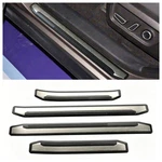 Silver+black Door Sill Guards Entry Scuff Plate Protectors For Toyota RAV4 2026 New. Price: $39.99.