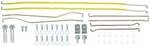 For 67-68 Mustang Deluxe Door Latch & Lock Set Brackets Clips Hard New. Price: $127.62.