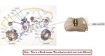Left Rear Caliper Oem 14-15 Infiniti Q50 440114GH1A Used. Price: $75.00.