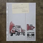 1967 B&m Transmission Shifter Catalog Drag Racing Hot Rod Gasser Scta Nhra Auto New. Price: $24.99.