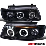 Fit 1997-2000 Vw Passat Sedan Wagon Black Led Halo Projector Headlights Headlamp New. Price: $166.99.