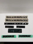 Silverado Duramax Rst Gm Piece Gloss Black Emblem Package 85592711 Oem New. Price: $85.00.