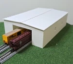 Scale 1/160 3D Printed Mega Warehouse Building 2 Pull Thru Doors For Freight New. Price: $25.00.