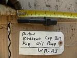 Mercedes Benz Ponton W120 W121 M121 W110 Crankshaft Bearing Cap Oil Pump Bolt Used. Price: $50.00.