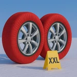 Snow Socks For Cars Approved En 16662-1 2020 Size Xxl Nuovo. Price: $46.19.
