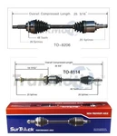 For Pontiac Vibe Gt Toyota Matrix 03-06 Fwd 2 Front Axle Shafts Surtrack Set New. Price: $269.99.