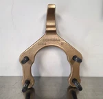X Mopar Front Tow Hook, Gold, 2018-2026 Jeep Wrangler Jl 392 68525182AA Used. Price: $79.00.