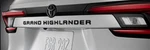 Genuine Toyota 2024 Grand Highlander Black Emblem Overlay Kit PT948-48261-02 Oem New. Price: $92.00.