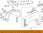 Gm Oem 14-19 Sierra 1500 Limited Fender Components-diagonal Brace 23115309 New. Price: $50.69.
