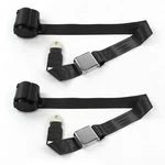Ford Truck 1953 1956 Airplane 2PT Bk Retract Bucket Seat KIT-2 Belts New. Price: $195.50.