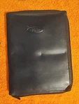 Ford Owner's Manual Zippered Case FCS12547P Vintage F75J19A342 Aa Blue Used. Price: $10.00.