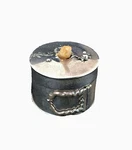 18TH C. American Bougie Box, Rufus Greene Boston Silversmith 1707 - 1777. Price: $2222.00.