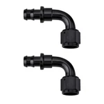 10AN 90 Degree Push Lock Hose Fitting End Black 2PCS Evil Energy AN10 New. Price: $38.98.