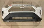 Front Bumper Cover White Toyota RAV4 2019-2021 52119+0R200 Oem Used. Price: $275.50.