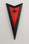 2004-2005-2006 Pontiac Gto Front Bumper Arrowhead Emblem 04-06 Black New. Price: $44.95.