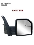 Passenger Right Side Door Mirror Power Glass Manual Folding 15-20 Ford F-150 New. Price: $54.99.