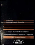 2007 Escape Mariner Hybrid Powertrain & Emissions Diagnosis Service Manual Pced Used. Price: $44.96.
