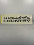 2020-2024 Silverado 2500HD Chrome "high Country" Fender Emblem New Gm # 84358089. Price: $42.65.