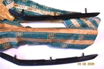 3968507 Nos Gm Front Bumper Guard Strips Chevelle Malibu Monte 1970 - 72 Remanufactured. Price: $115.00.