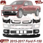 Front Bumper Face Bar Kit With Brackets Set 2015-2017 Ford F-150 New. Price: $584.95.